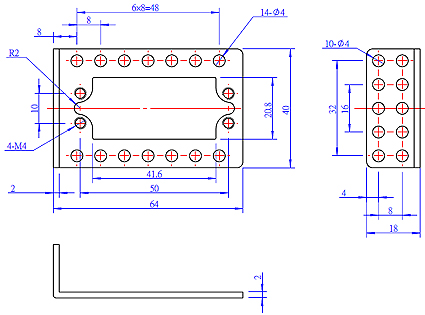 Dimensions du support