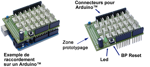 Kit Arduino shield "BTW"