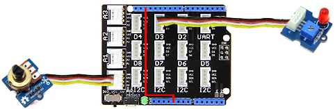 Test du module potentiomètre