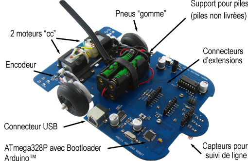 Robot sur base Arduino™