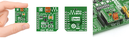 Détail du module DAC3 Click