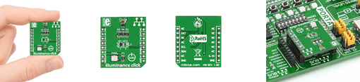 Détail du module Illuminance Click Board