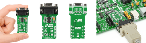 Détail du module RS232 Click MIKROE-1582