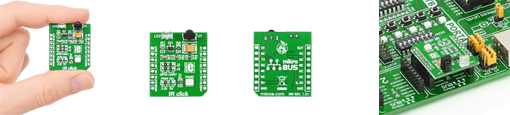 Détail du module infrarouge IR click board MIKROE-1377