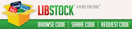 Trouvez votre code source sur Libstock