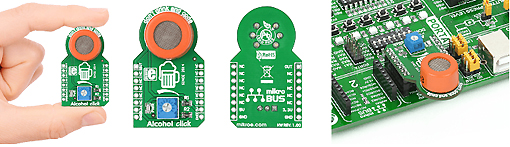 Le capteur CO click board