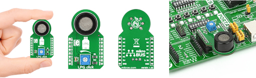 Le capteur LPG click board