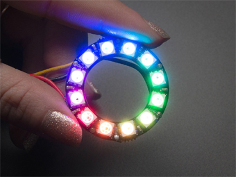 Le module ADA1643 bargraphe circulaire 12 leds rvb neopixels