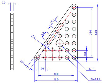 Dimensions de la pièce