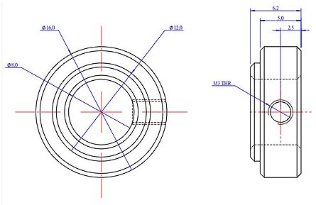 Dimensions de la pièce