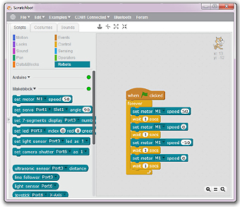 Programmation sous environnement Scratch™