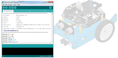 mBot programmable sous l'environnement arduino