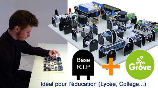 Base R.I.P pour Module Grove Commande de moteurs I2C