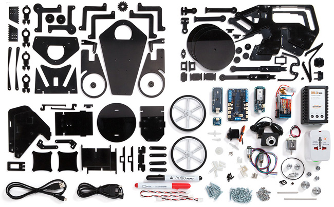 Détail du starter-kit Arduino Engineering Kit