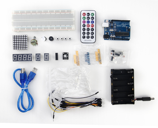 Détail du starter kit DIY Basic pour Arduino