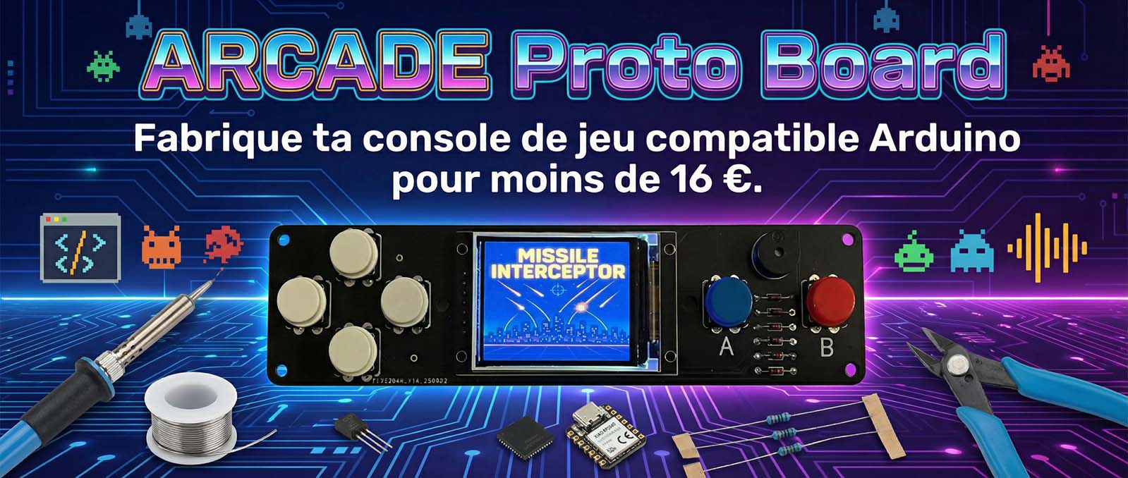 Console de jeu XIAO compatible Arduino