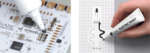 Autres types d'applications envisageable avec la peinture électrique