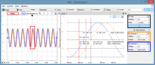 Nouvelles fonctions de WaveForms - 2