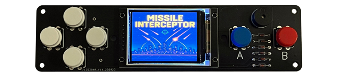 Détail de la console d'arcade compatible Arduino