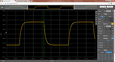 Ecran de mesure n° 3 de l'OpenScope