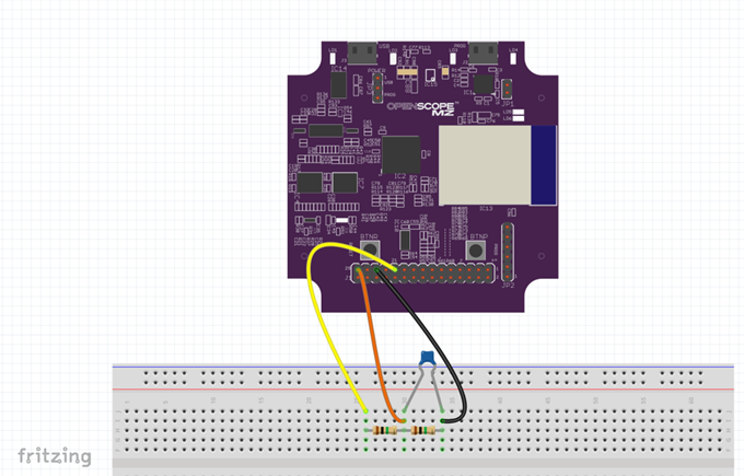 Montage avec l'OpenScope