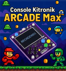 Console de jeux programmable Kitronik ARCADE Max