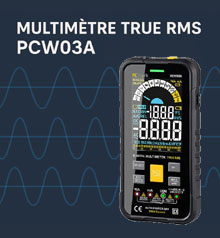 Multimètre TRUE RMS 9999 points PCW03A