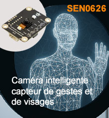 Caméra de reconnaissance de gestes et visages SEN0626