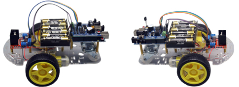 Vue détaillée du robot télécommandé par IR Cebek C-9877