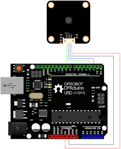 Raccordement d'un clone arduino avec SEN0314