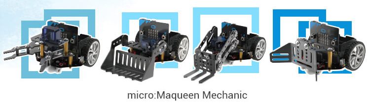 Pack micro:Maqueen Mechanic livré avec le robot