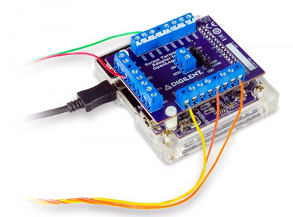 Exemple d'utilisation de la platine Screw Terminal Adapter