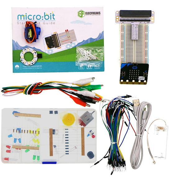 Détail du contenu de Starter kit micro:bit ELECFREAKS EF08179