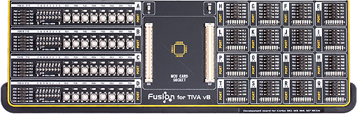 Section entrée/sortie de la platine fusion pour TIVA