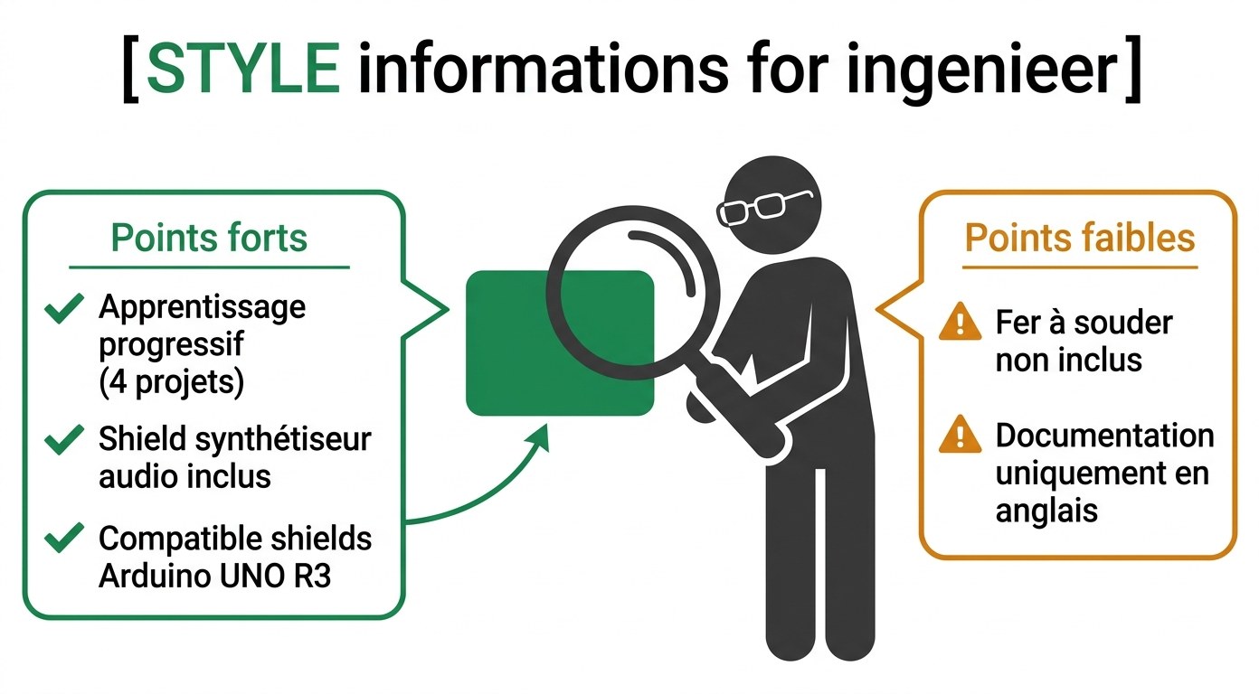 Avis expert Lextronic sur le kit Arduino Make Your UNO AKX00037
