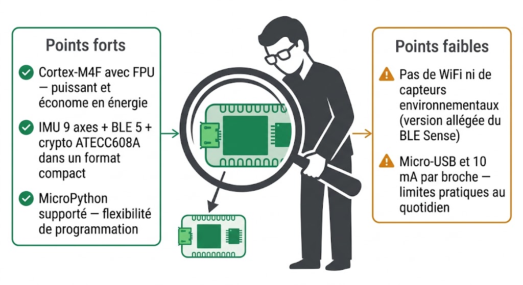 Avis expert Lextronic sur l'Arduino Nano 33 BLE Rev2