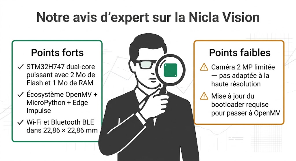 Avis d'expert sur la Nicla Sense ME — points forts et points faibles