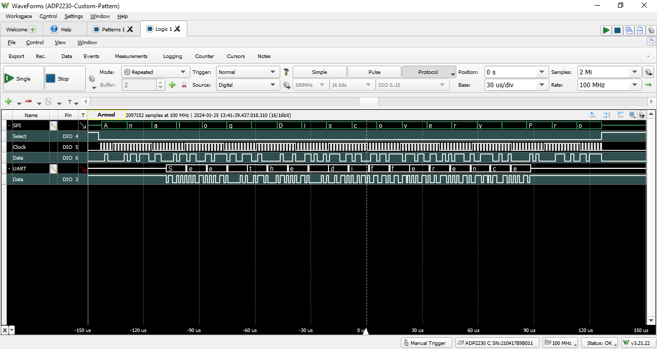Analyseur logic AD3