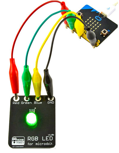 Exemple d'application du module LED RGB pour micro:bit