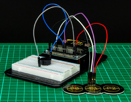 Exemple d'utilisation du Noise Pack pour micro:bit