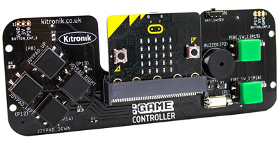 Face avant de la platine :GAME Controller 5644 pour micro:bit