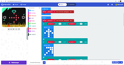 Application girouette pour micro:bit