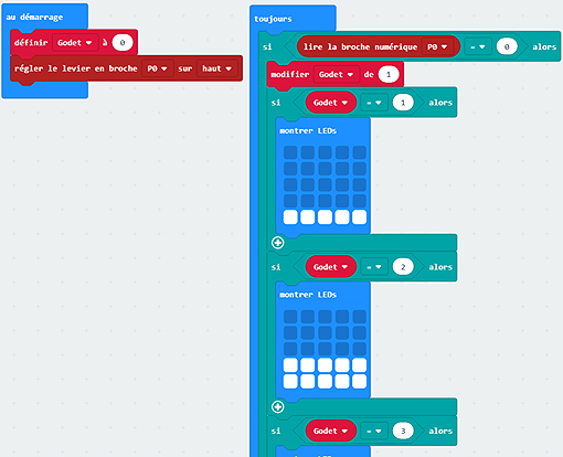 Gestion du pluviomètre avec une carte micro:bit