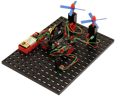 Exemple d'utilisation de la platine CREATE BBC pour micro:bit