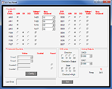 Logiciel LJControlPanel pour boitier Labjack U3 HV