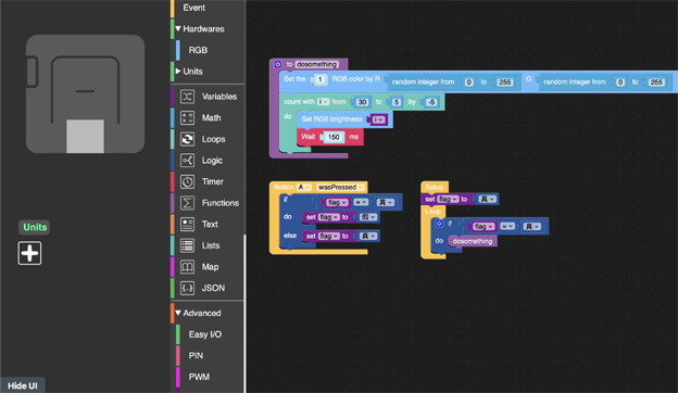 Environnement de développement UIFlow pour ATOM Lite ESP32