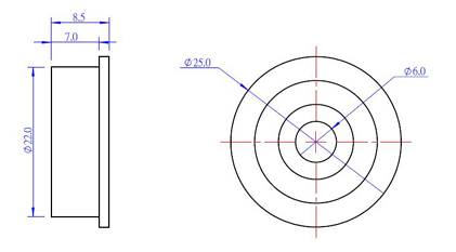 Dimenisons du roulement à billes