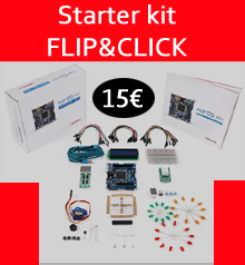 Starter-kit Flip & Click compatible modules Click Board à prix fou