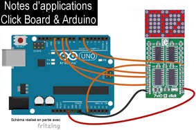 Notes d'applications Click Board SIM808 et Arduino