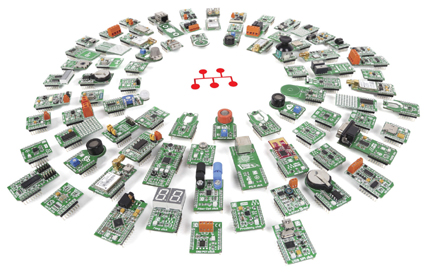 Plus de 300 modules Click Board